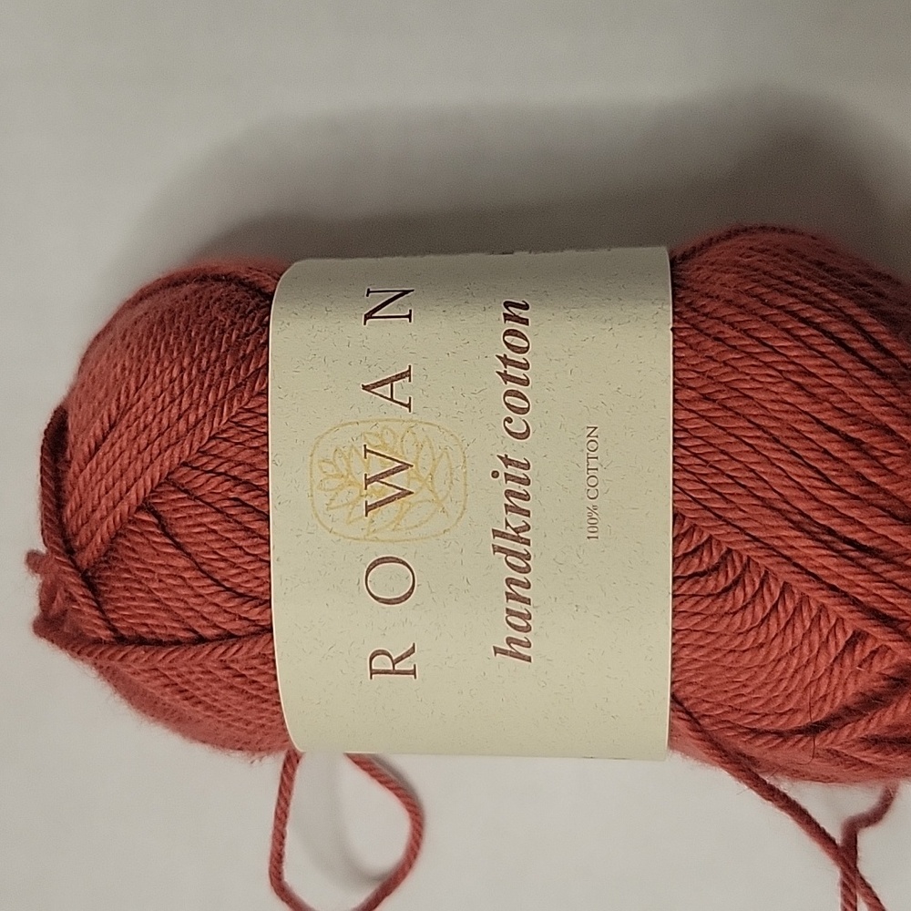 6 Skeins Rowan Handknit Cotton Yarn in  Color 343 - Picture 2 of 4